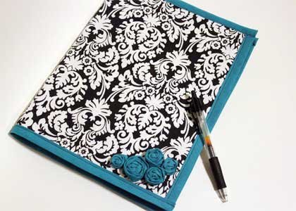 6 Free Fabric Book Cover Tutorials