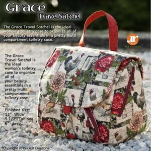 Grace Travel Satchel Toiletry Bag Pattern
