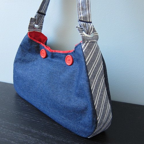 Nautical Hobo Bag - Free Sewing Tutorial