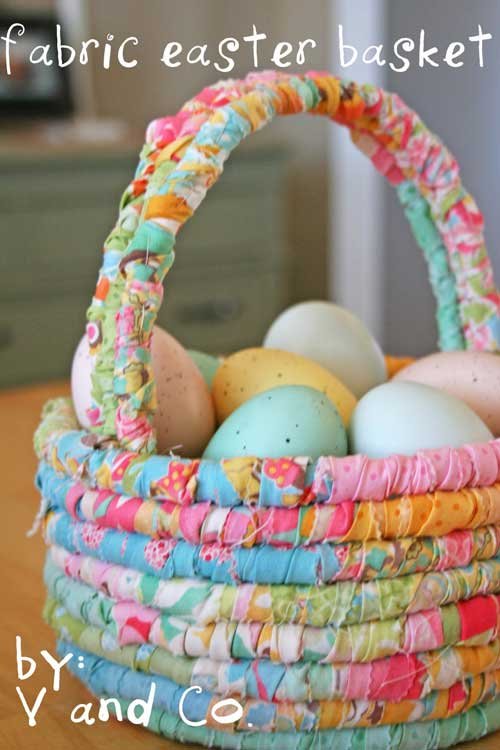 Fabric Easter Basket - Free Sewing Tutorial