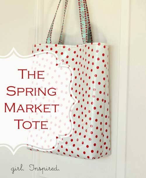 Spring Market Tote - Free Sewing Pattern