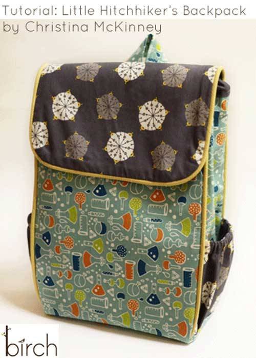 Little Hitchhiker's Backpack - Free Sewing Tutorial