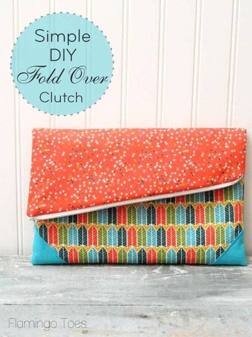 Simple Fold Over Clutch