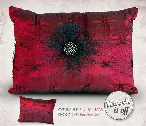 Taffeta Lumbar Pillow - Free Sewing Pattern