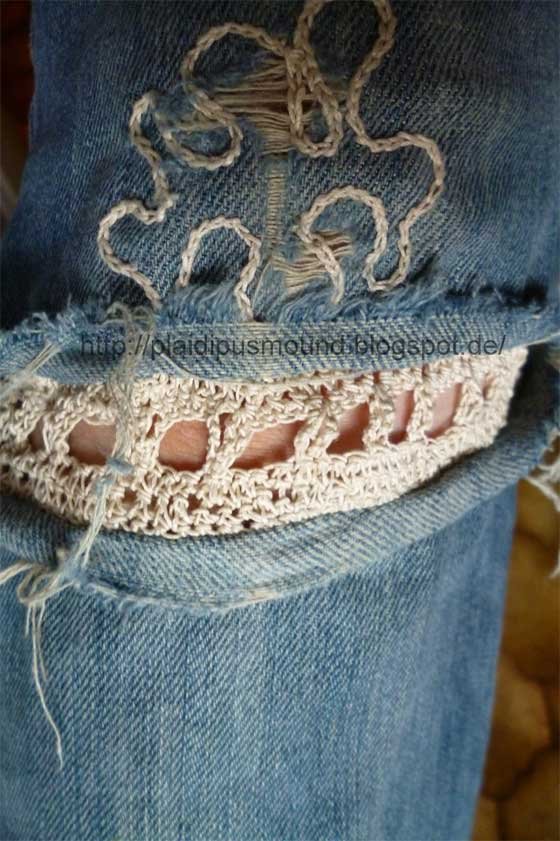 Creative Hole Patching for Jeans