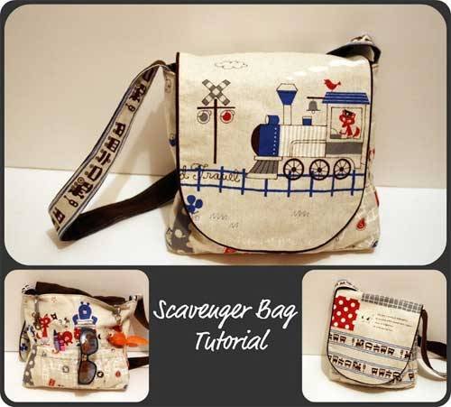 Free Bag Pattern and Tutorial - Scavenger Bag