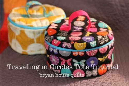 Traveling in Circles Tote - Free Sewing Pattern