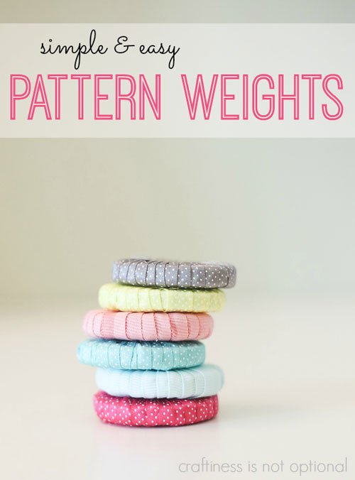 Simple and Easy Pattern Weights - Free Sewing Tutorial