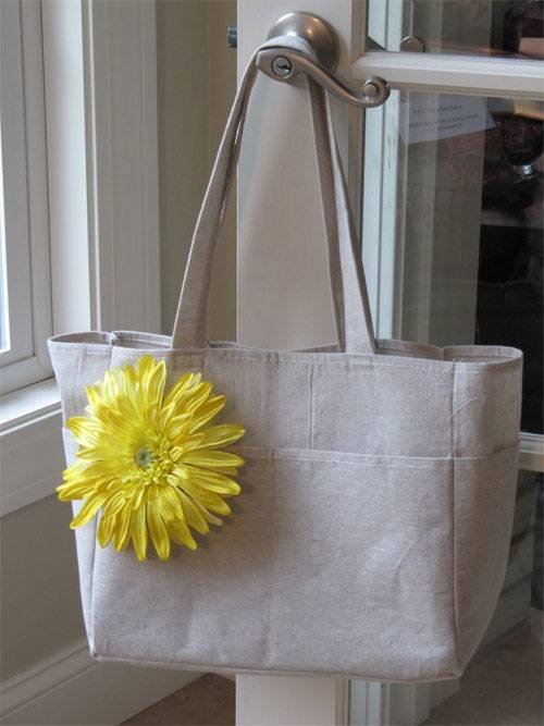 Free Bag Pattern and Tutorial - Drop Cloth Bag