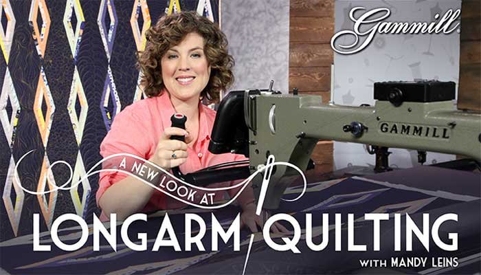 Learn longarm techniques for binding, appliqué and so much more.