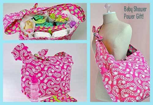 Pretty Bird Quick Trip Diaper Bag - Free Sewing Tutorial