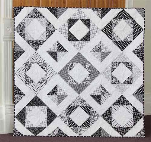 Free Quilt Pattern and Tutorial - Evening Blooms Quilt