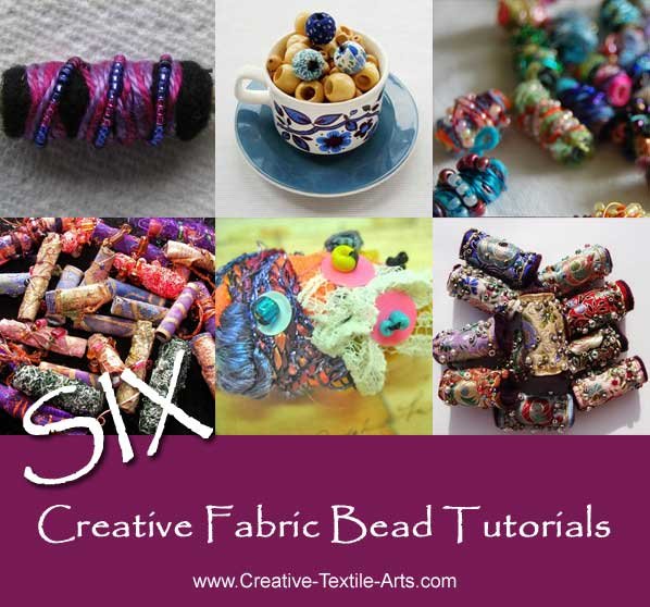 Six Creative Fabric Bead Tutorials