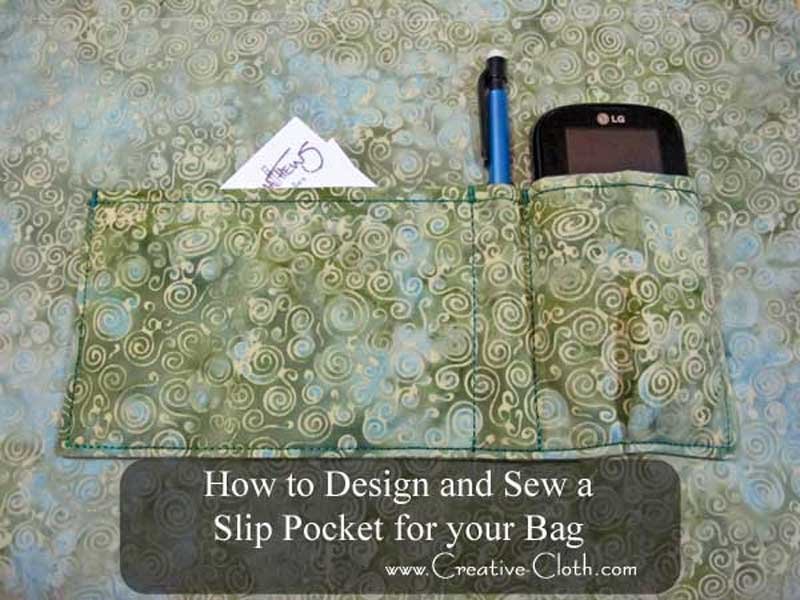 How to Design and Sew a Slip Pocket