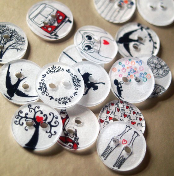 How to Make Buttons from Shrink Plastic