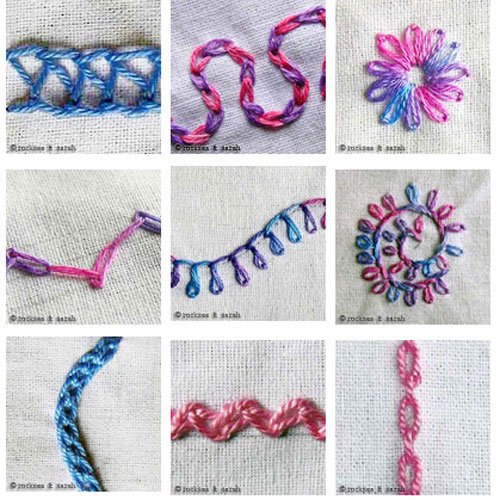 Learn how to Sew Hand Embroidery Stitches