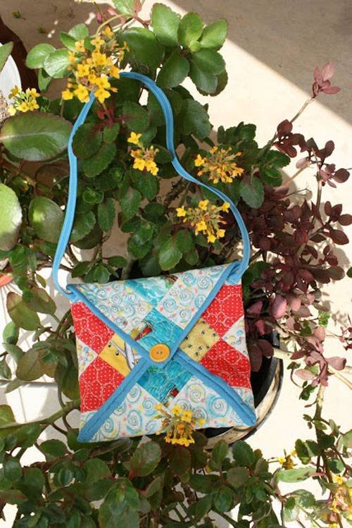 Leftover Block Envelope Bag - Free Sewing Tutorial