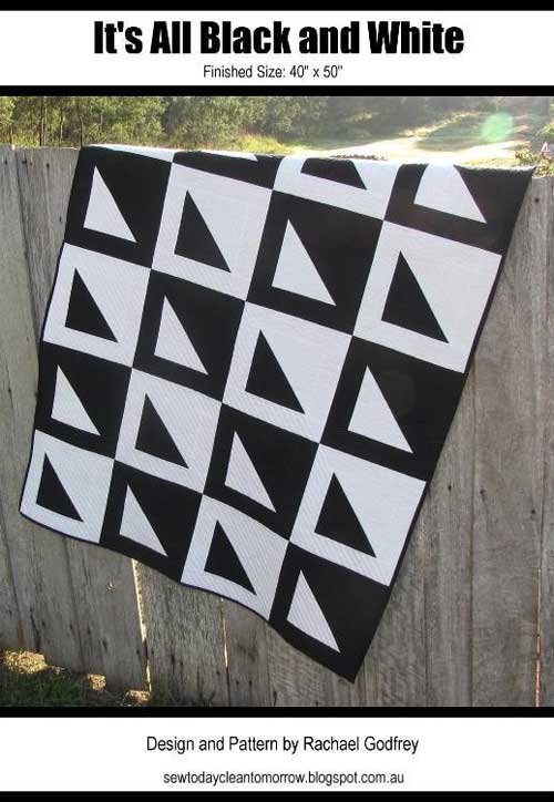 It's All Black and White - Free Quilt Pattern