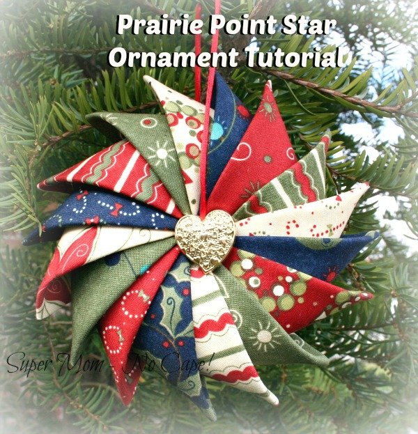 Prairie Point Star Ornament - Free Sewing Tutorial