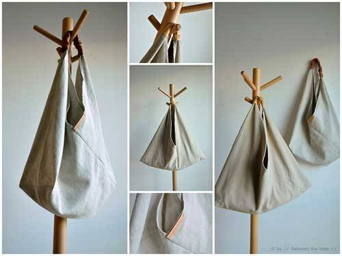Triangular Bag - Free Sewing Pattern