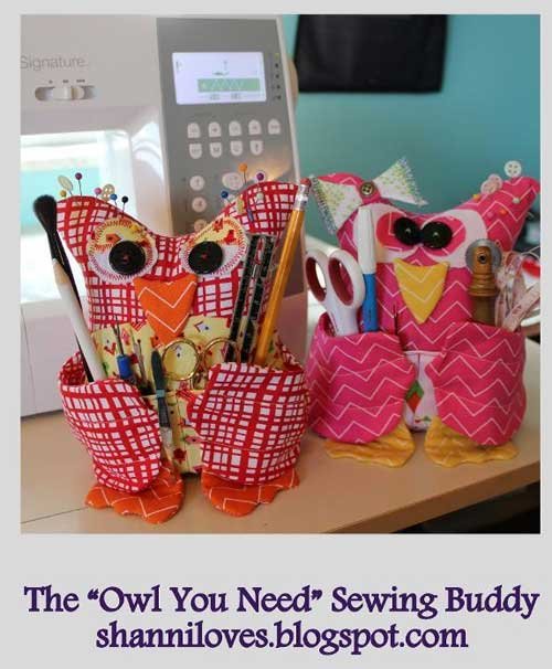 The Owl You Need Sewing Buddy - Free Sewing Pattern