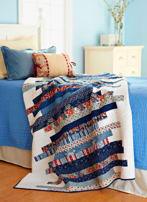 Skinny Strips Quilt - Free Quilting Tutorial