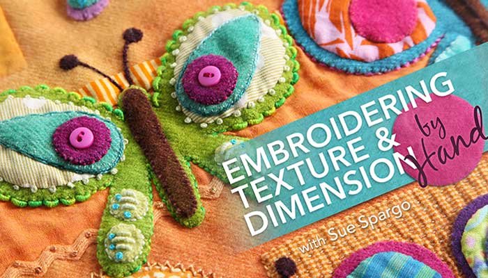 Embroidering Texture & Dimension by Hand Online Class