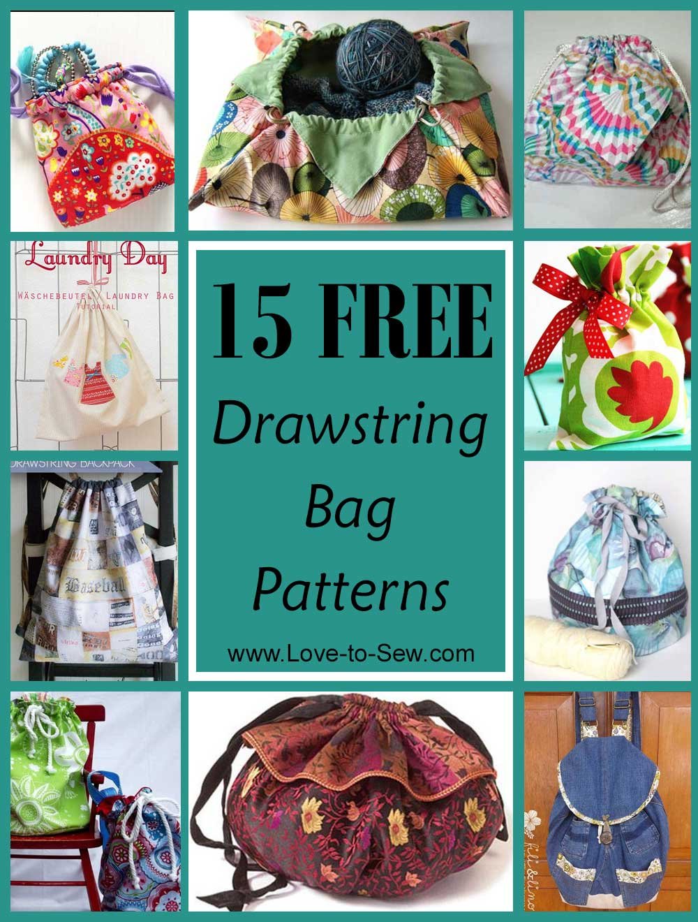 15 Free Drawstring Bags