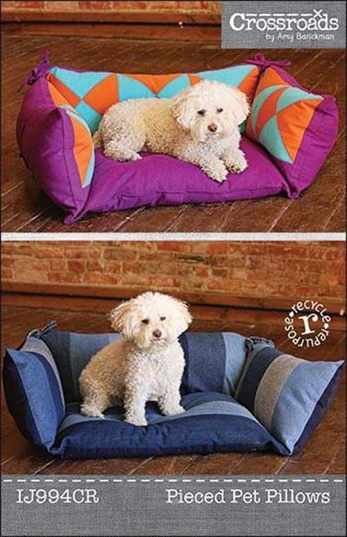 Create a fun and comfortable bed for your furry pal.