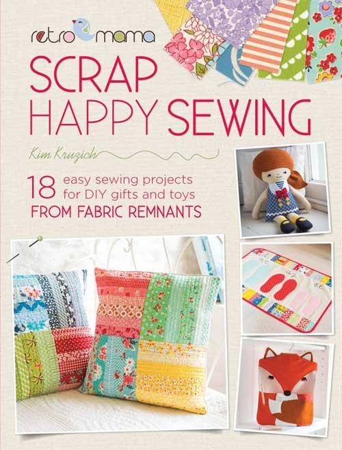 The 18 adorable handmade projects in Scrap Happy Sewing include bags, cushions and pillows, quilts, and more.