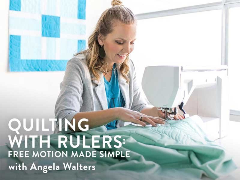 Quilting with Rulers: Free Motion Made Simple Online Class