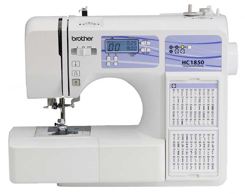 Brother Computerized Sewing and Quilting Machine HC1850