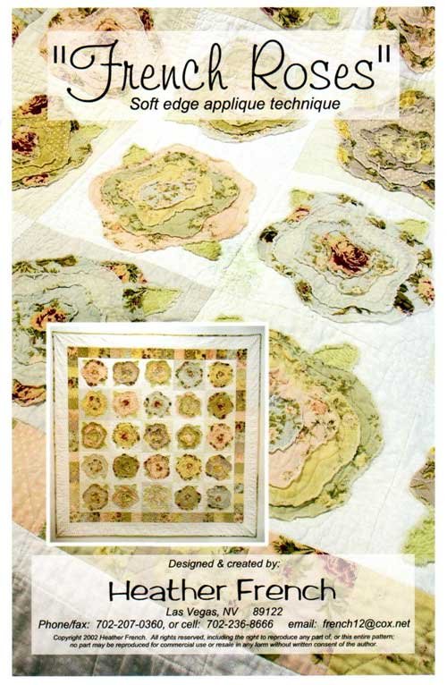 French Roses Quilt Pattern Love to Stitch and Sew