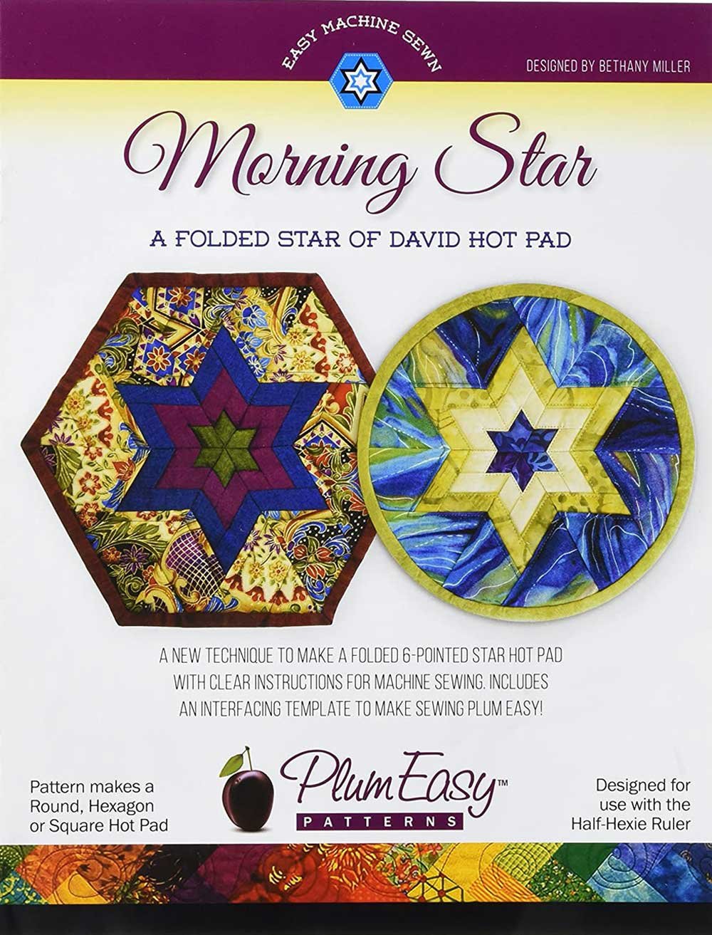 The Morning Star hot pad is fun and easy to make, and can be made in a variety of shapes.