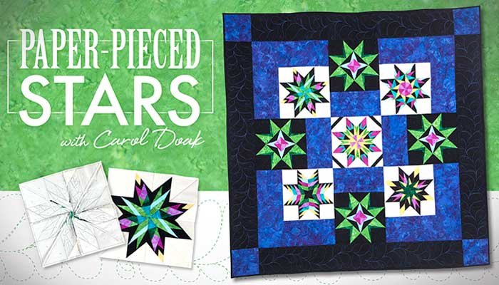 Paper-Pieced Stars Online Quilting Class