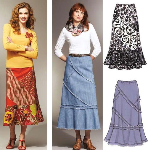 These pull-on skirts are comfortable and flattering to wear, and are fun to make.