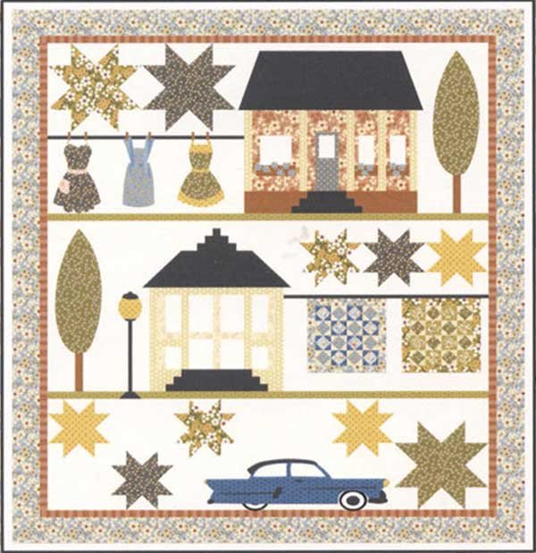 Drive Down Bonnie Lane Quilt Pattern