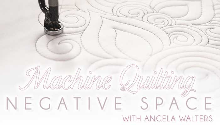 Machine Quilting Negative Space: Online Class