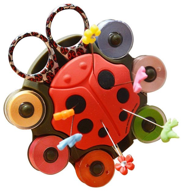 Ladybug Sewing Organizer