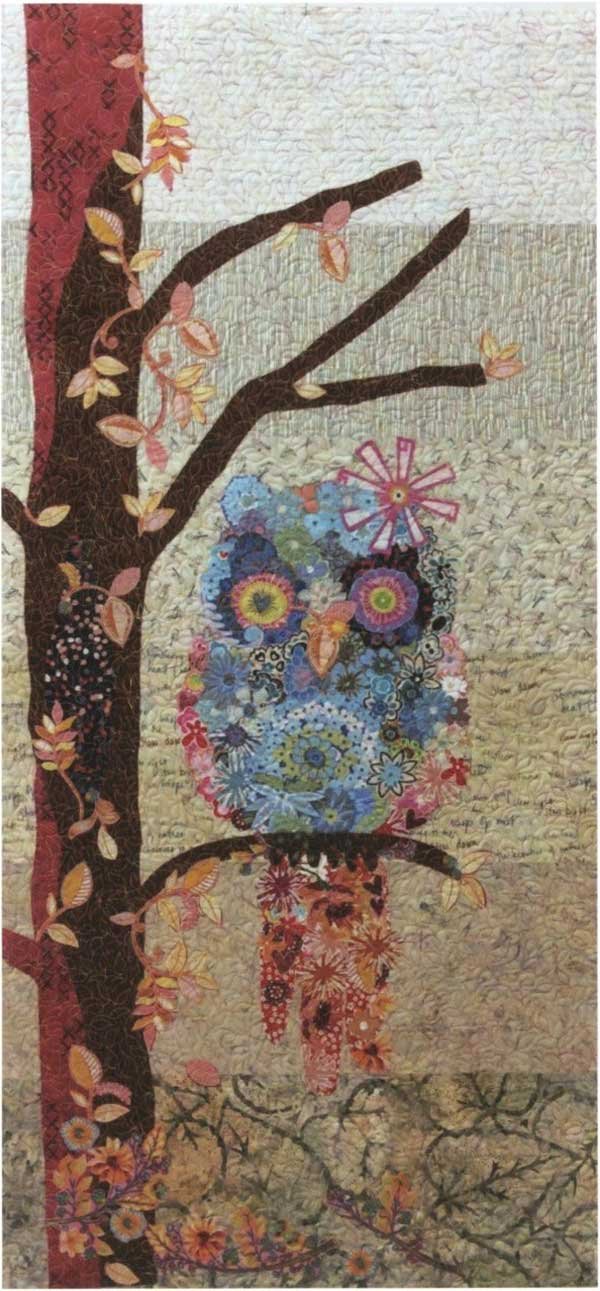 Cora the Common Owl Collage Quilting Pattern