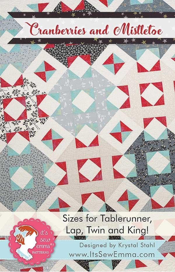 Cranberries and Mistletoe Quilt Pattern