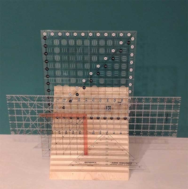 Quilting Ruler Rack