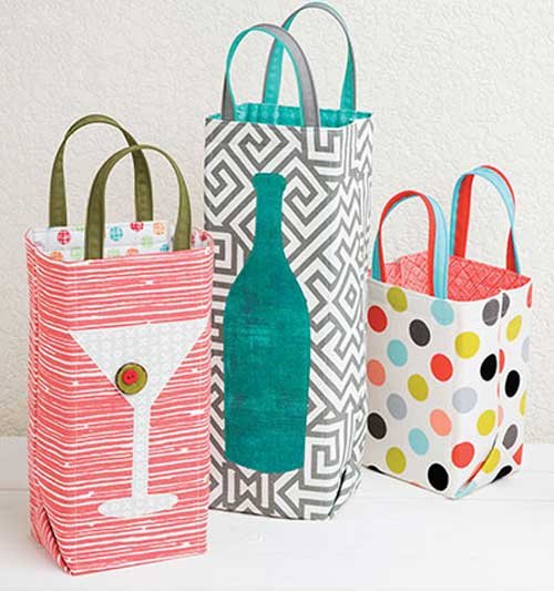 Tuck a gift into one of these special, handmade gift bags to thank your host in style.