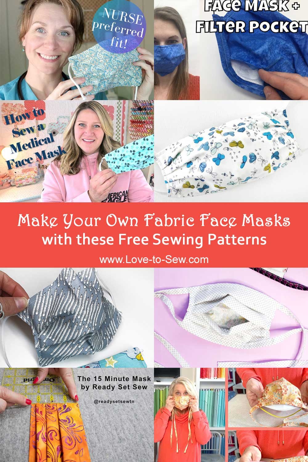 Make Your Own Fabric Face Masks with these Free Sewing Patterns