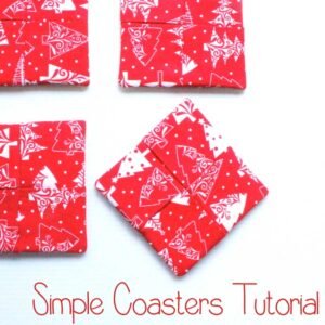 Simple Coasters - Free Sewing Tutorial
