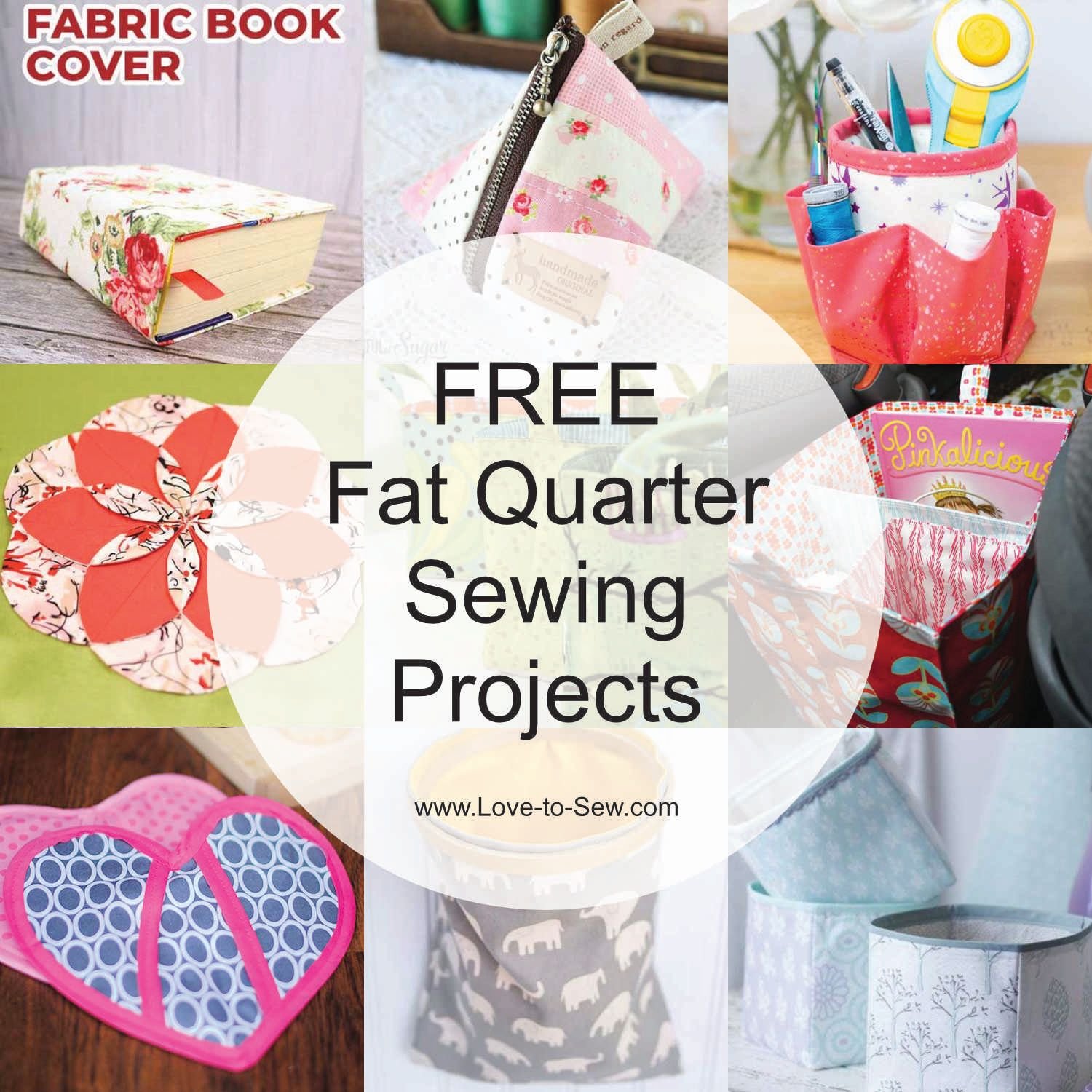 Free Fat Quarter Sewing Projects